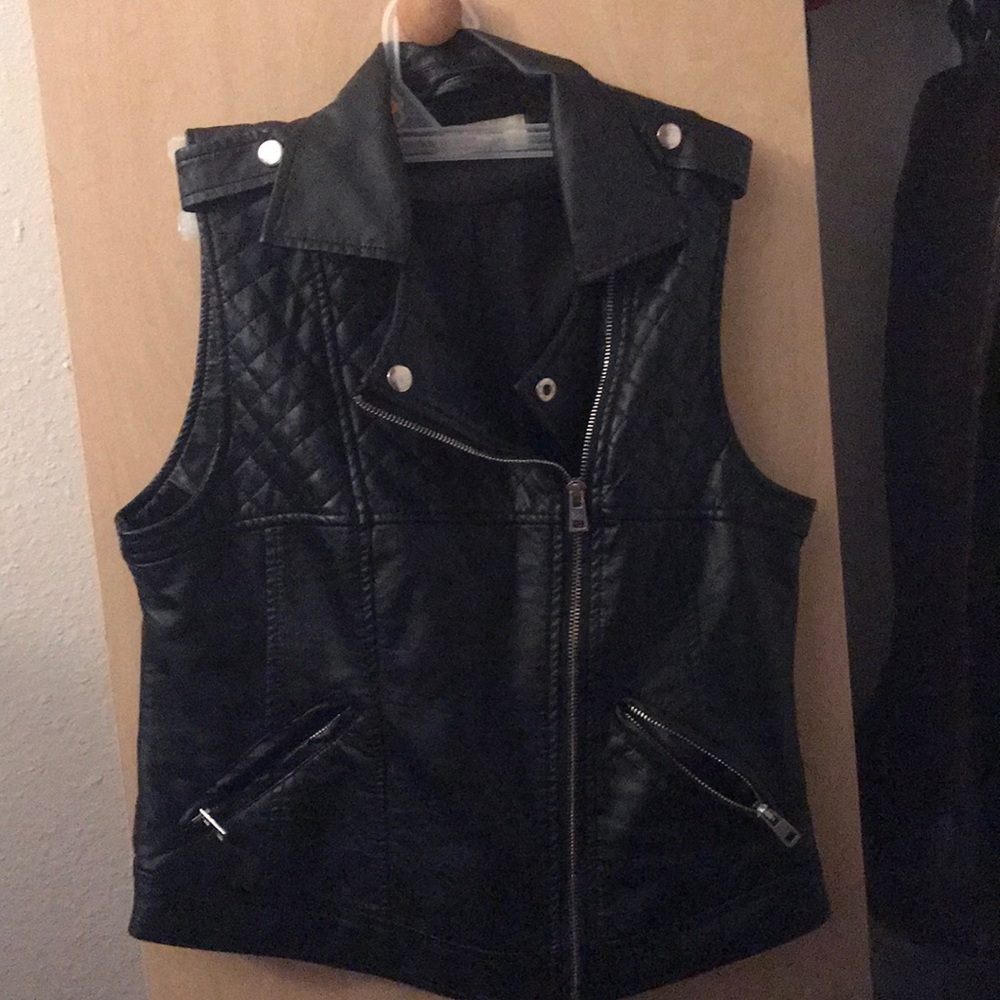 Charlotte Russe Faux Leather Vest